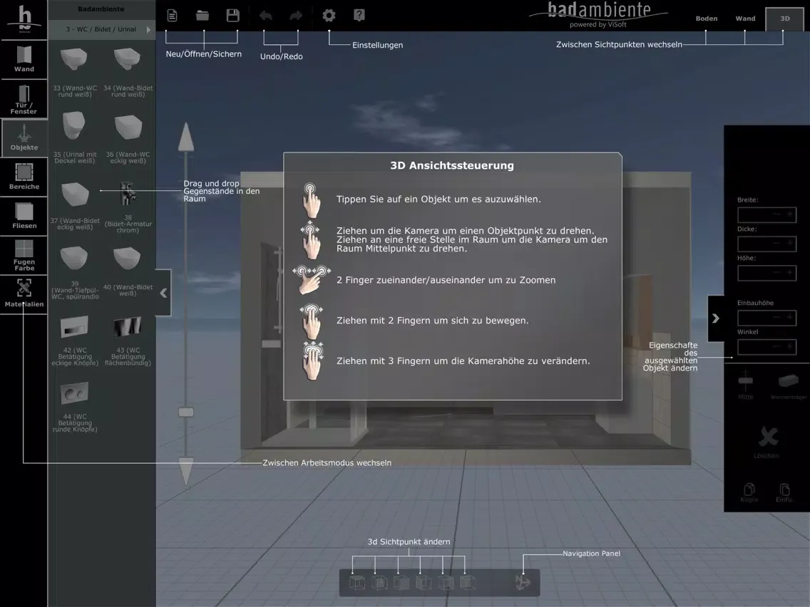 Screenshot di badambiente Badplaner iPad 