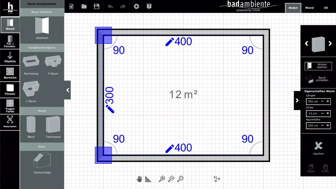Screenshot di badambiente Badplaner