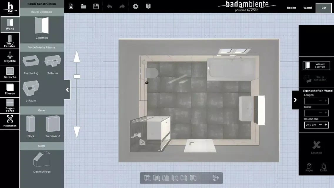 Screenshot di badambiente Badplaner