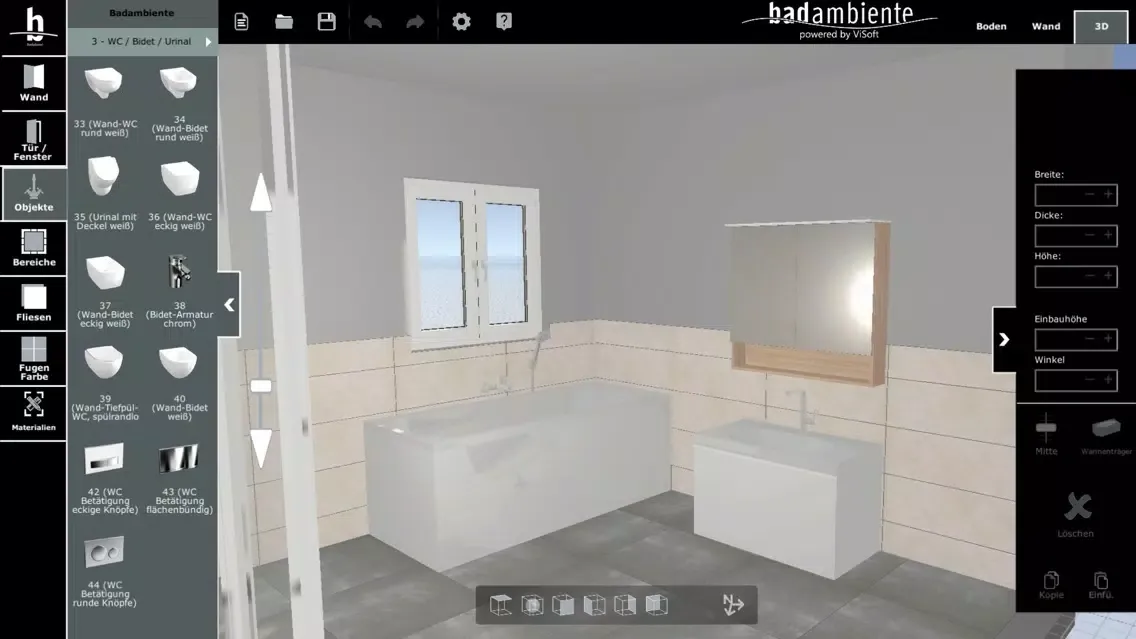 Screenshot di badambiente Badplaner