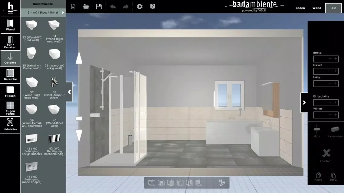 Screenshot di badambiente Badplaner