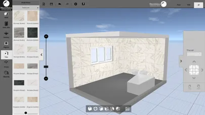 Capturas de tela do Waschsalon Aufmaß-App