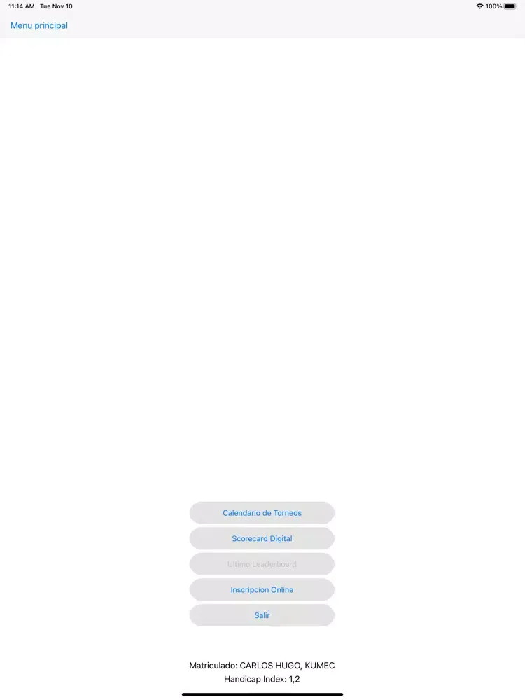 VistaGolf iPad  سکرین شاٹس