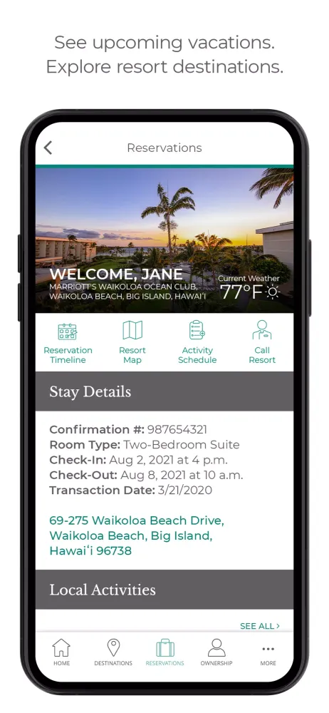 Marriott Vacation Club应用截图
