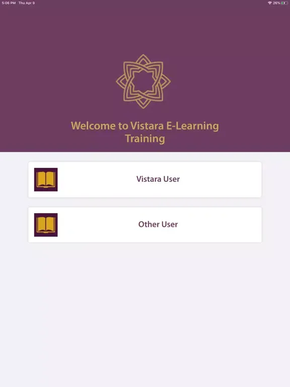 Vistara E-learning iPad 應用截圖