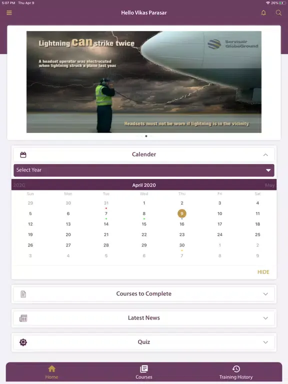Vistara E-learning iPad 應用截圖