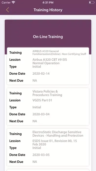 Vistara E-learning應用截圖