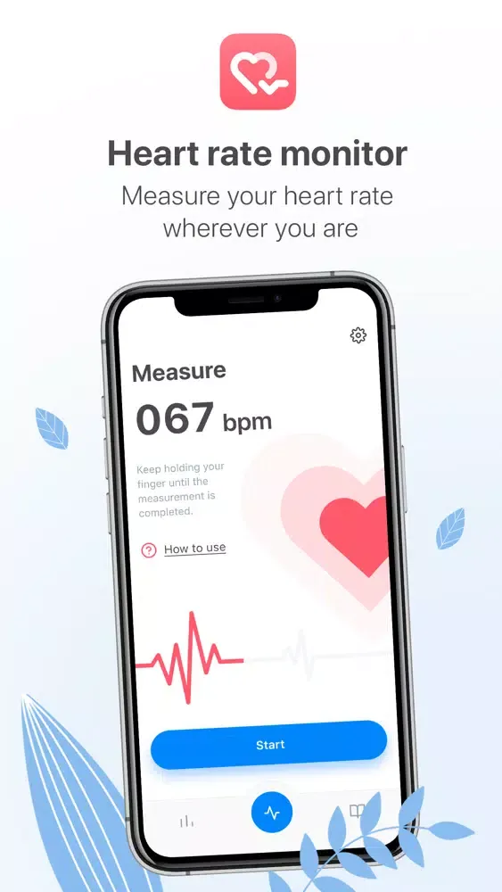 Heart Rate Monitor. Beat BPM سکرین شاٹس