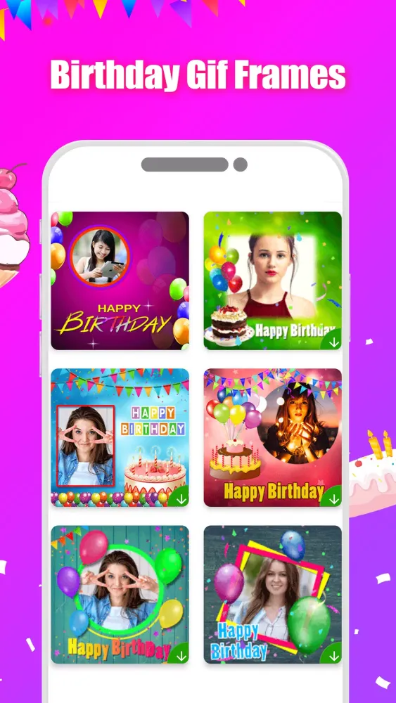 Captures d'écran de Birthday Video Maker with Song