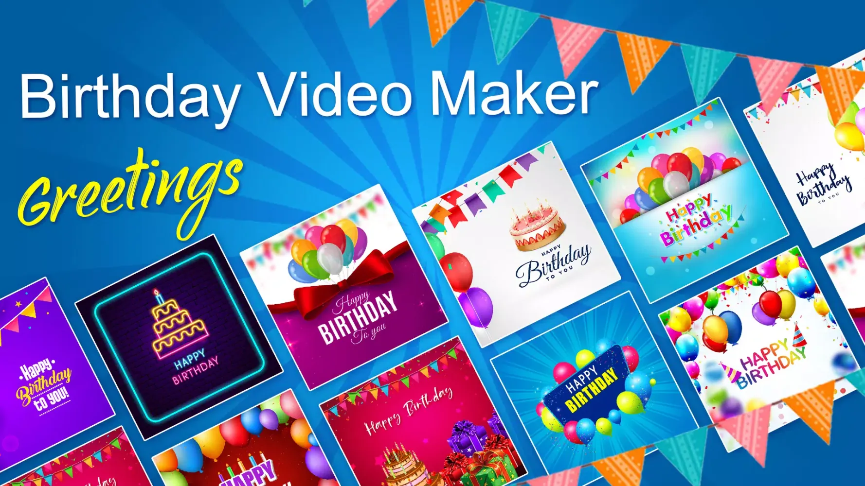 Captures d'écran de Birthday Video Maker with Song