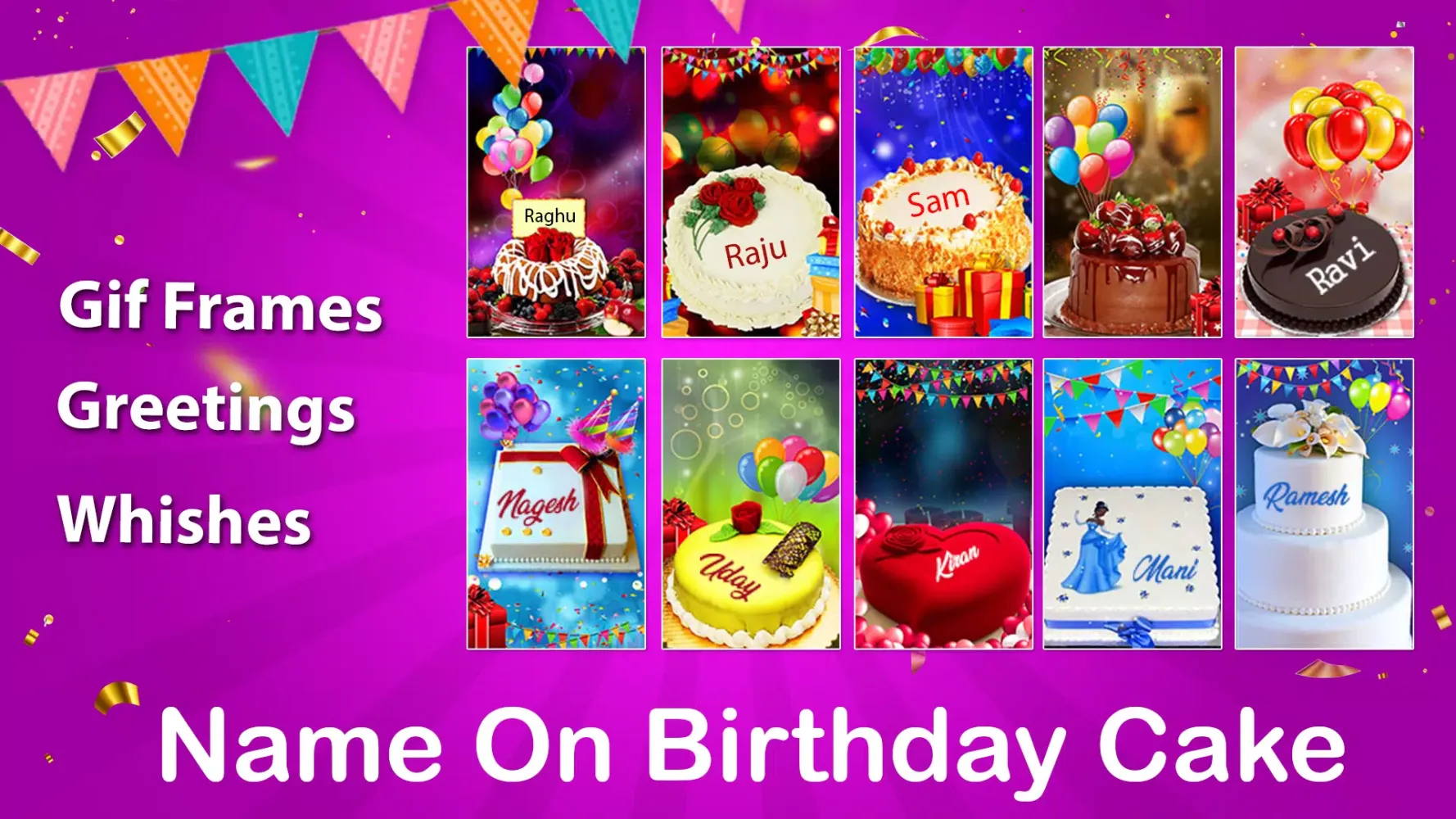 Captures d'écran de Birthday Video Maker with Song