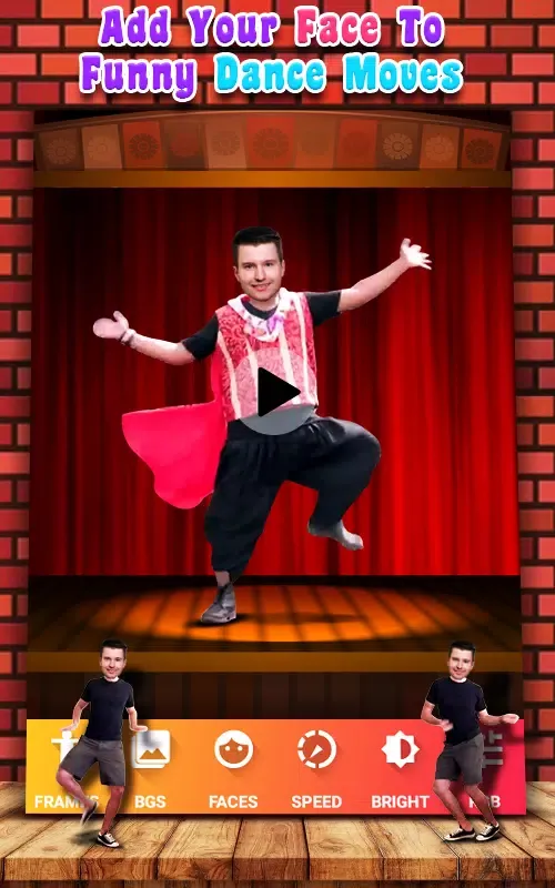 Capturas de tela do Funny Dance with Your Face