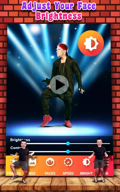 Capturas de tela do Funny Dance with Your Face