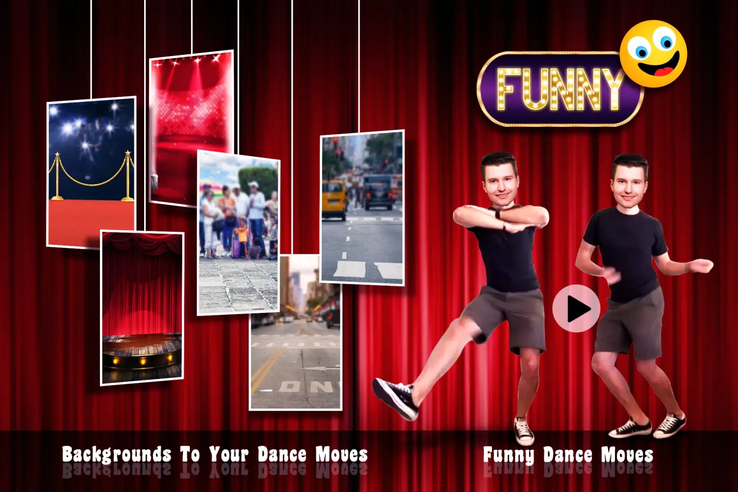 Capturas de tela do Funny Dance with Your Face
