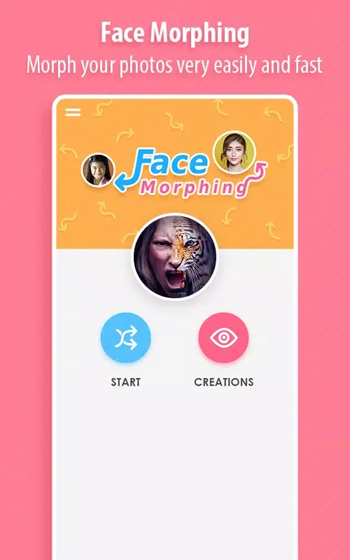 Captures d'écran de Face Morphing Blender - Video