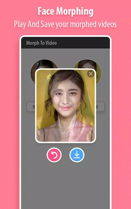 Captures d'écran de Face Morphing Blender - Video