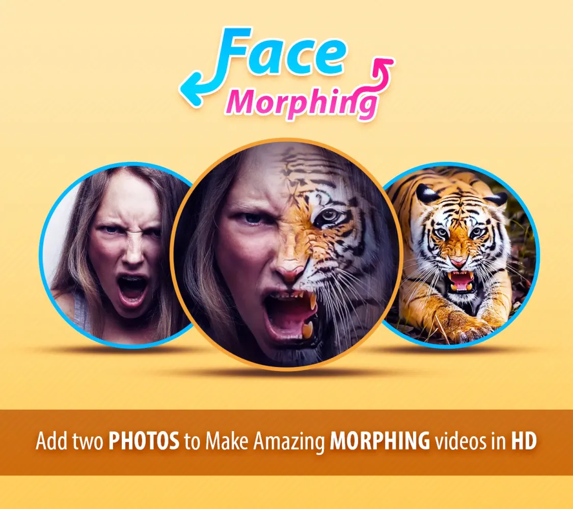 Captures d'écran de Face Morphing Blender - Video