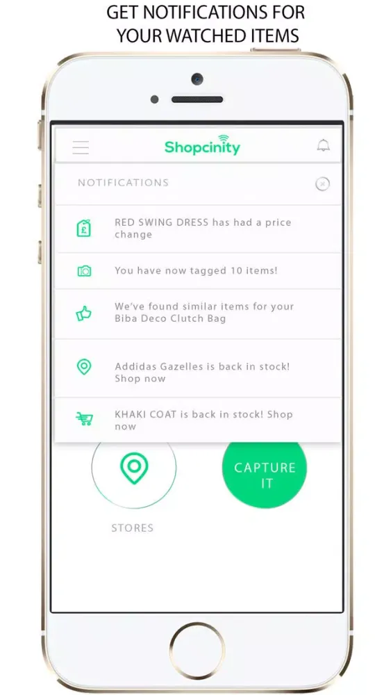 Tangkapan skrin Shopcinity - Snap, Discover, Fashion Wishlists
