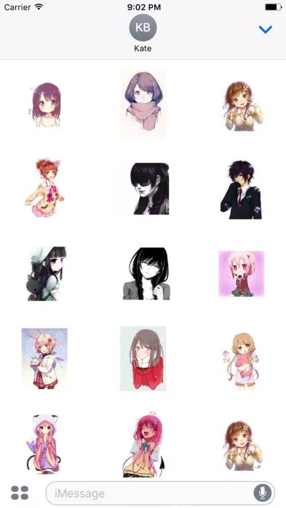 Anime Stickers- Collection Stickers 스크린샷