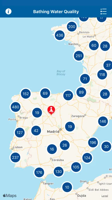 Screenshot di Bathing Water Quality