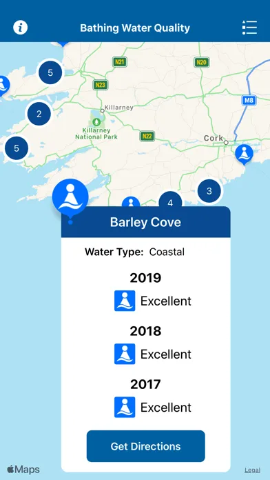 Screenshot di Bathing Water Quality