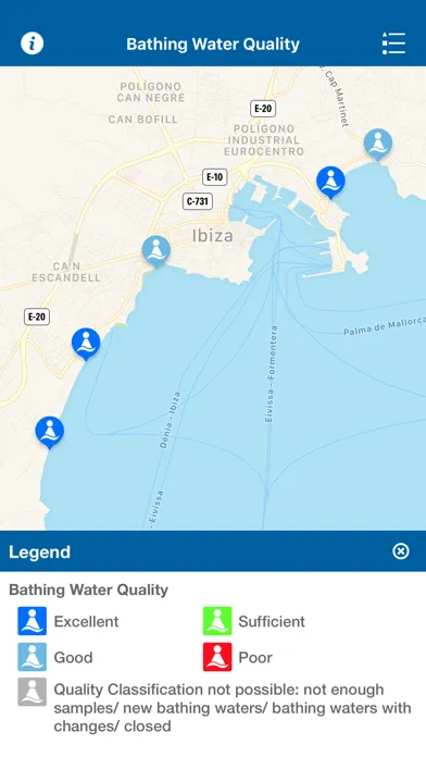 Screenshot di Bathing Water Quality
