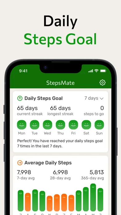 Step Counter StepsMate Ekran Görüntüleri