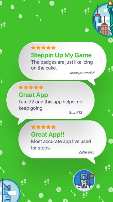 Tangkapan layar Stepz - Step Counter & Tracker