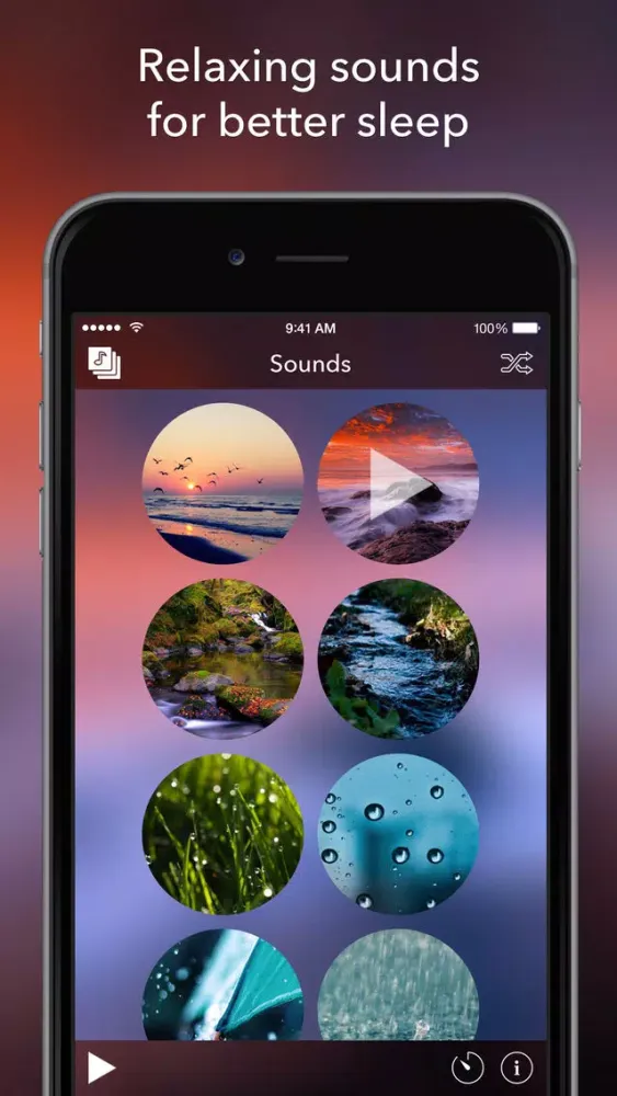 Capturas de tela do Relax Sounds PRO - Relaxing Nature & Ambient Melodies - Help for Better Sleep, Baby Calming & Insomnia