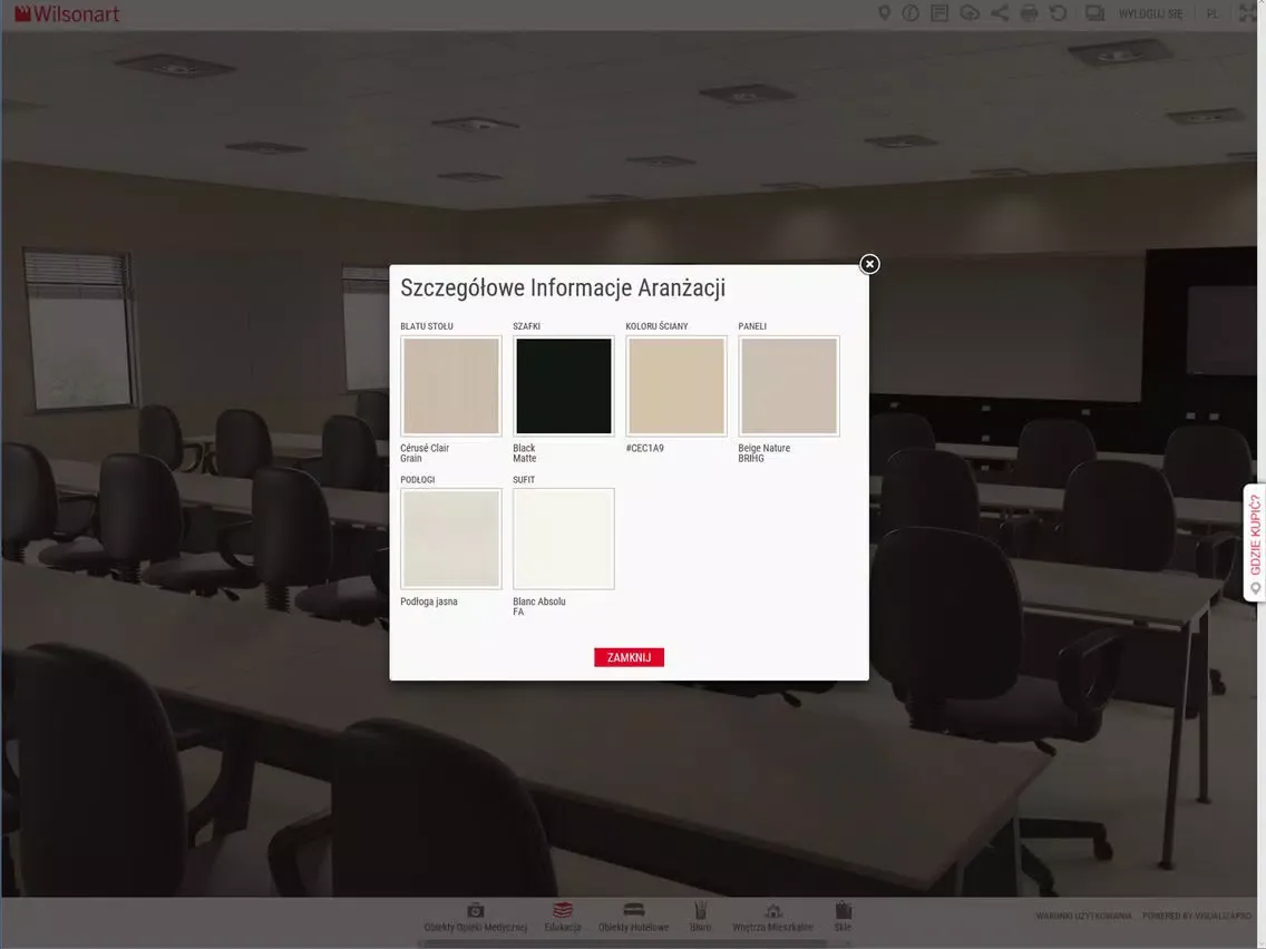 Wilsonart Visualizer Poland iPad  Screenshots
