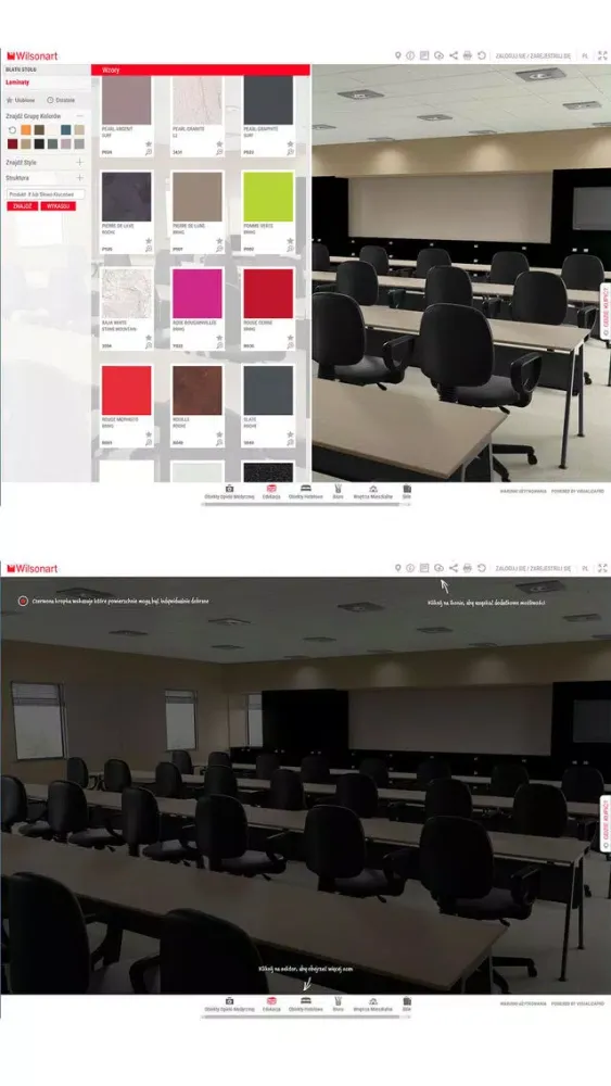 Wilsonart Visualizer Poland Screenshots