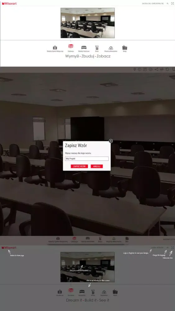 Wilsonart Visualizer Poland Screenshots