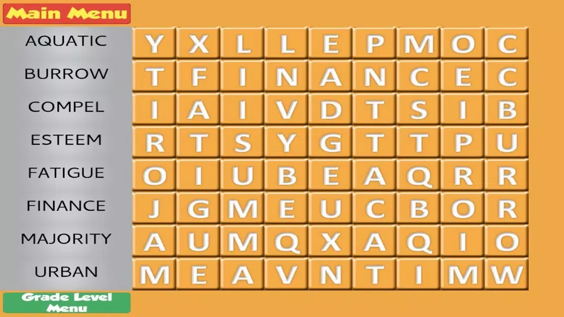 Word Search Grades 1-6 HD Screenshots