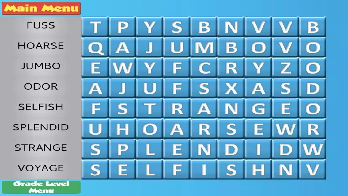 Word Search Grades 1-6 HD Screenshots