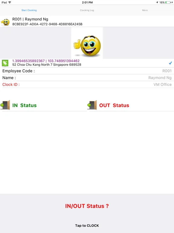 Скриншоты EasyTime Clocking App v6 iPad