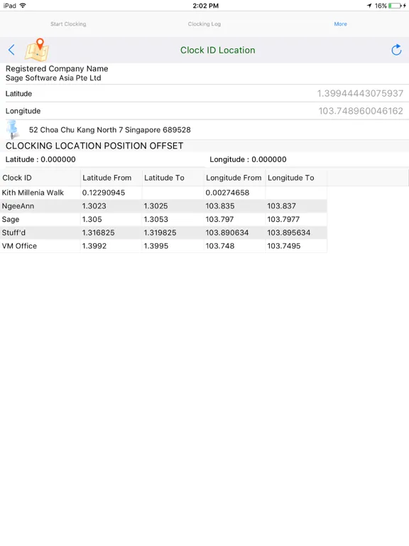 Скриншоты EasyTime Clocking App v6 iPad