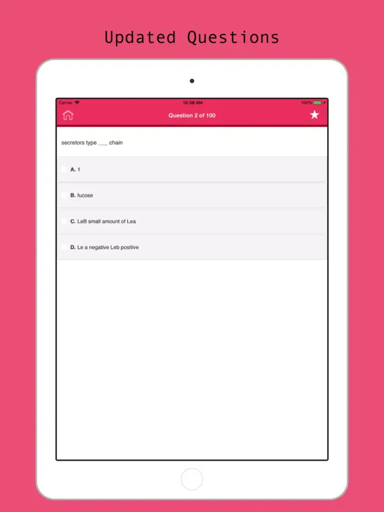 ABO Visual Prep iPad  Screenshots
