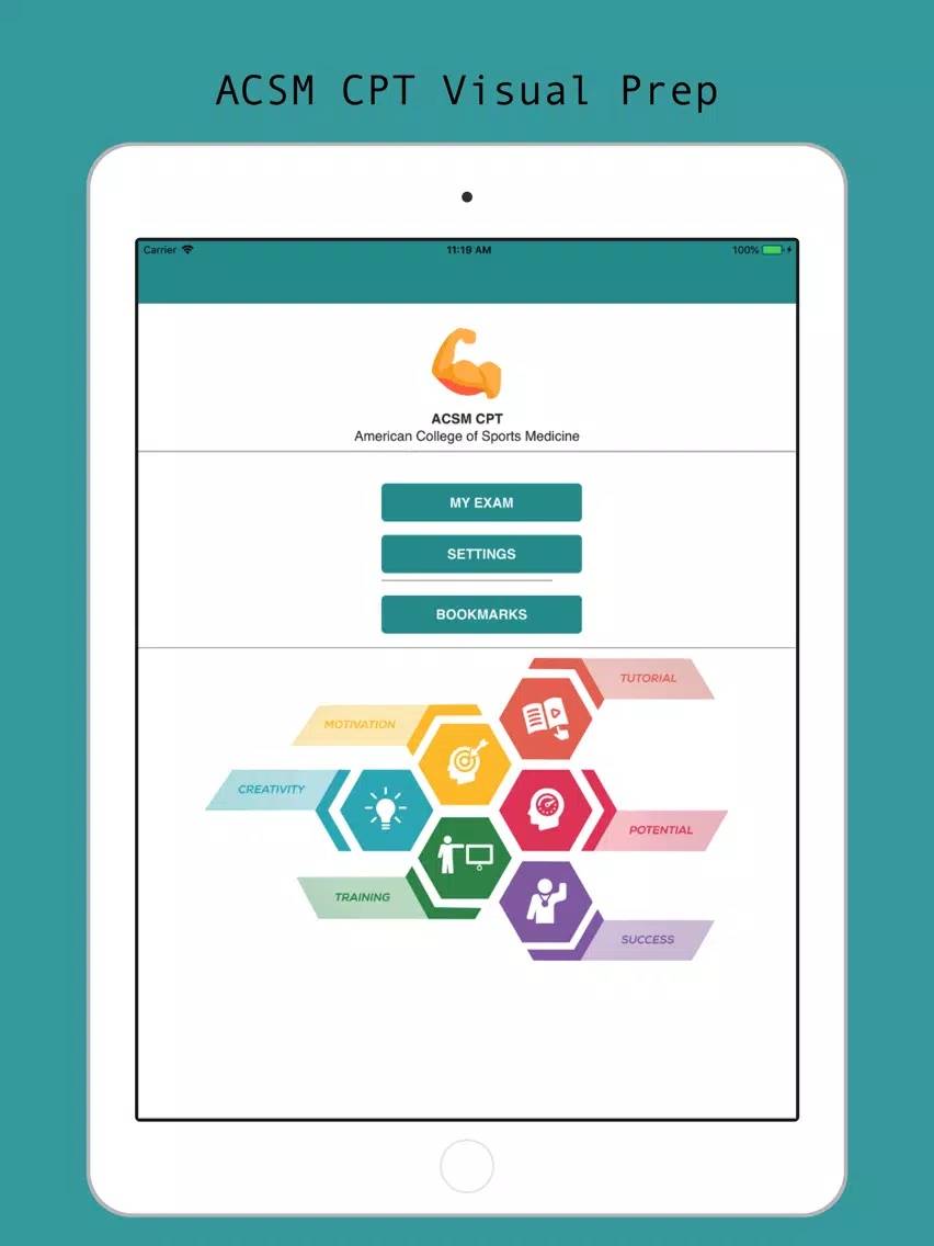 ACSM-CPT Visual Prep iPad  Screenshots