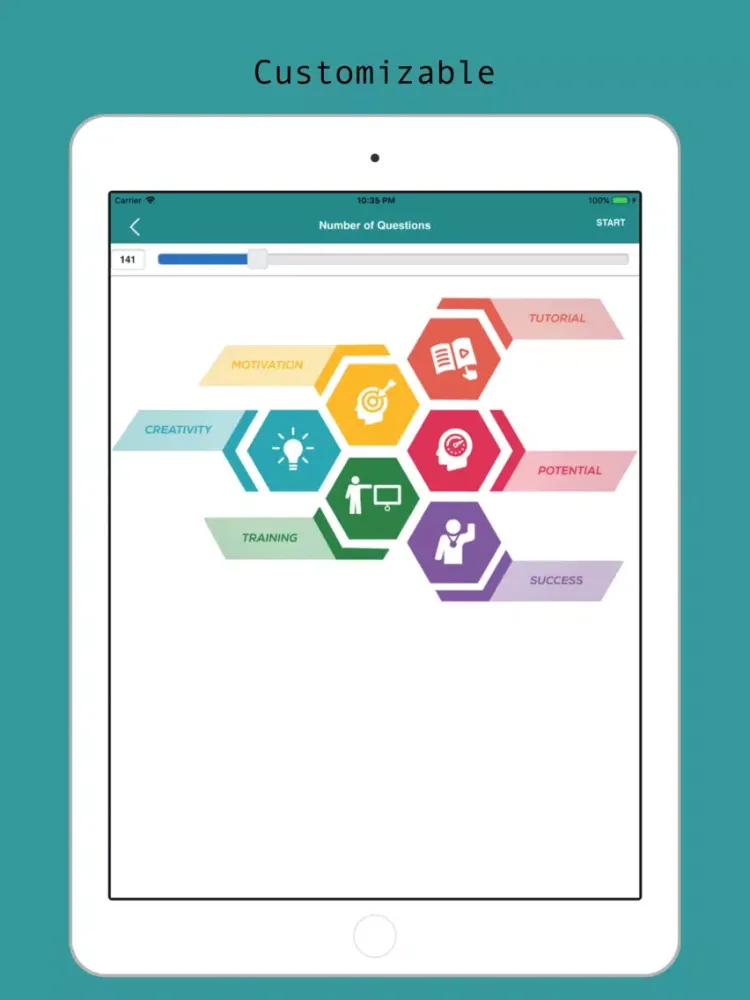 ภาพหน้าจอของ ACSM-CPT Visual Prep iPad 