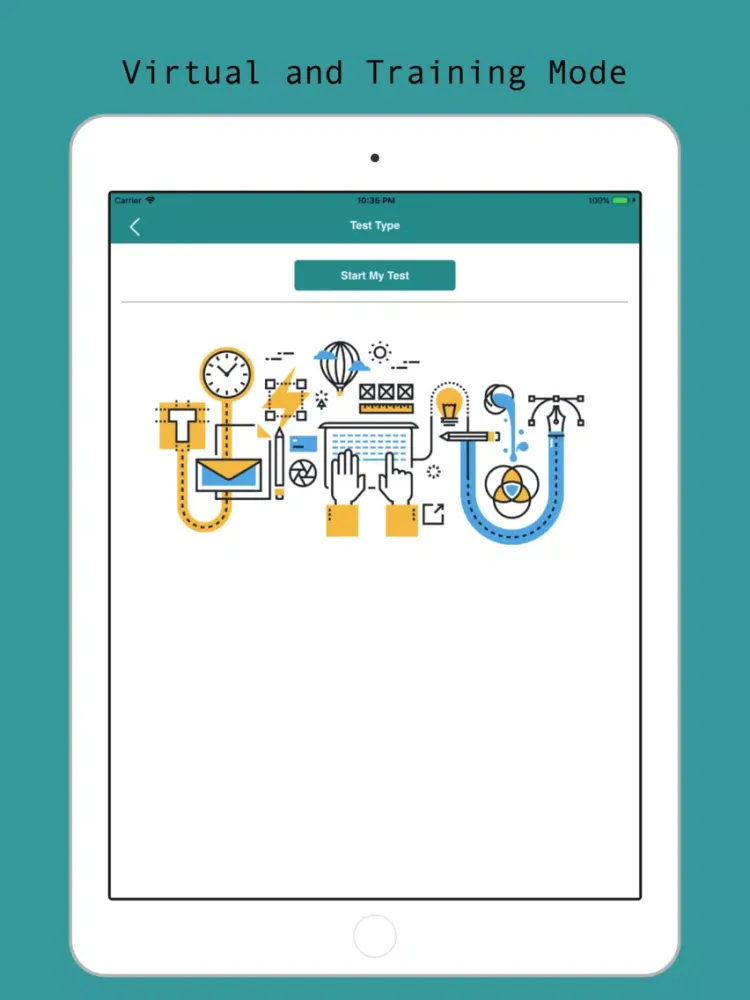 ภาพหน้าจอของ ACSM-CPT Visual Prep iPad 