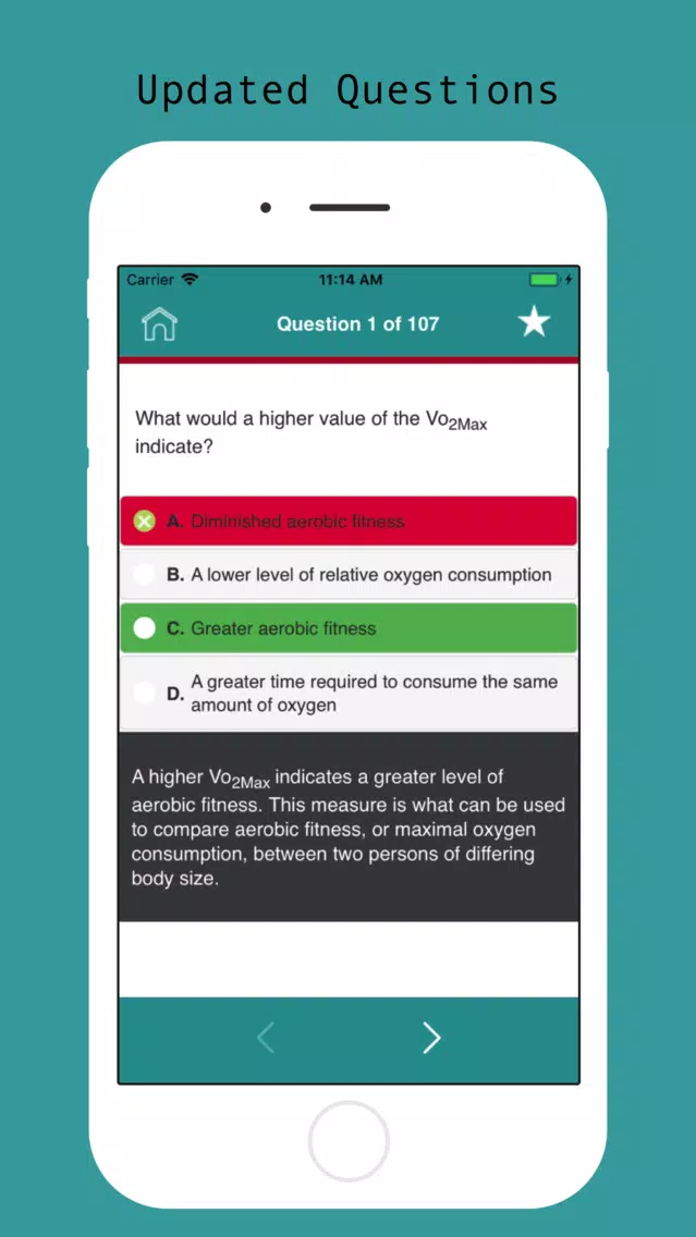 ACSM-CPT Visual Prep Screenshots