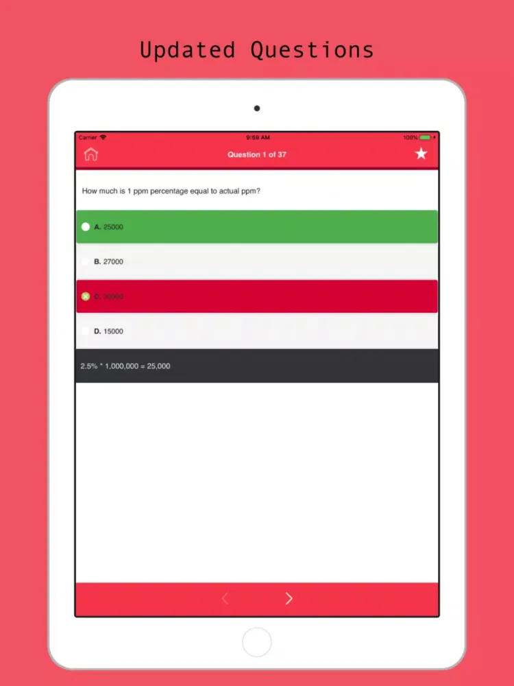 Capturas de tela do CHST Visual Prep iPad 