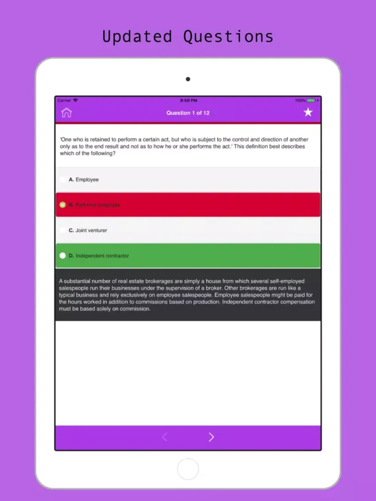 Real Estate Agent, Visual Prep iPad 應用截圖