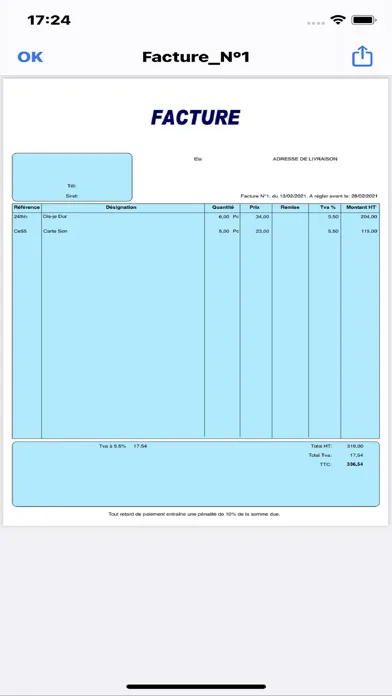 Capturas de tela do GESTION COMMERCIALE  PRO