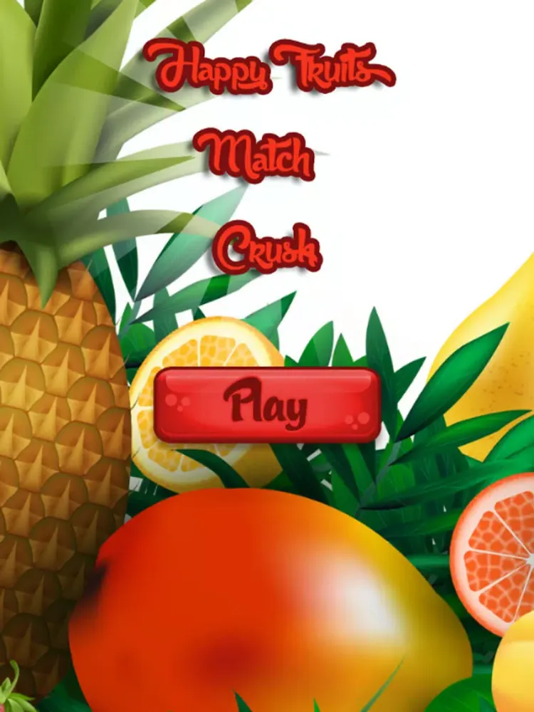 Happy Fruits Match Crush iPad  Screenshots