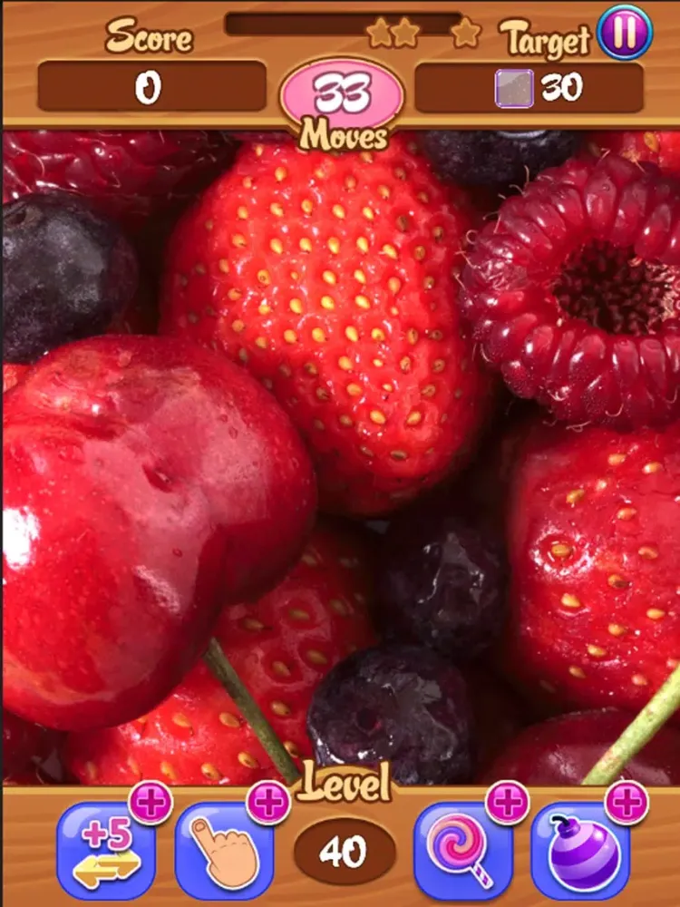 Happy Fruits Match Crush iPad  Screenshots