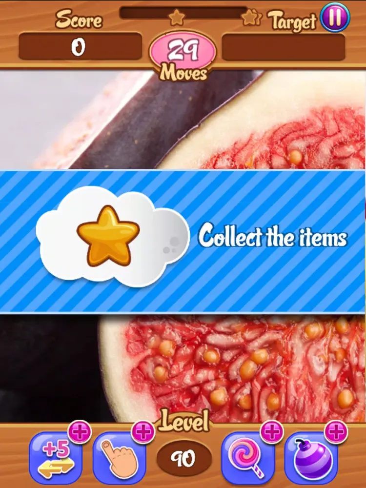 Happy Fruits Match Crush iPad  Screenshots