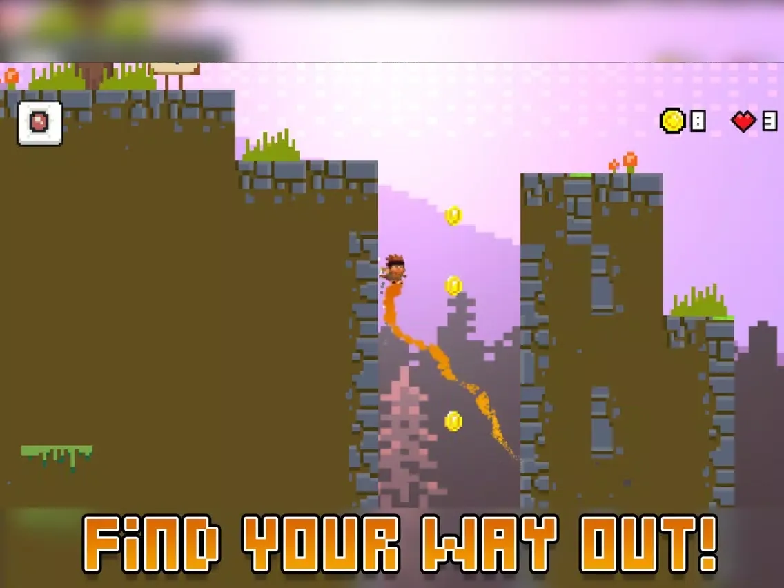 ภาพหน้าจอของ Leap of Fate: Super Pixel Boy iPad 