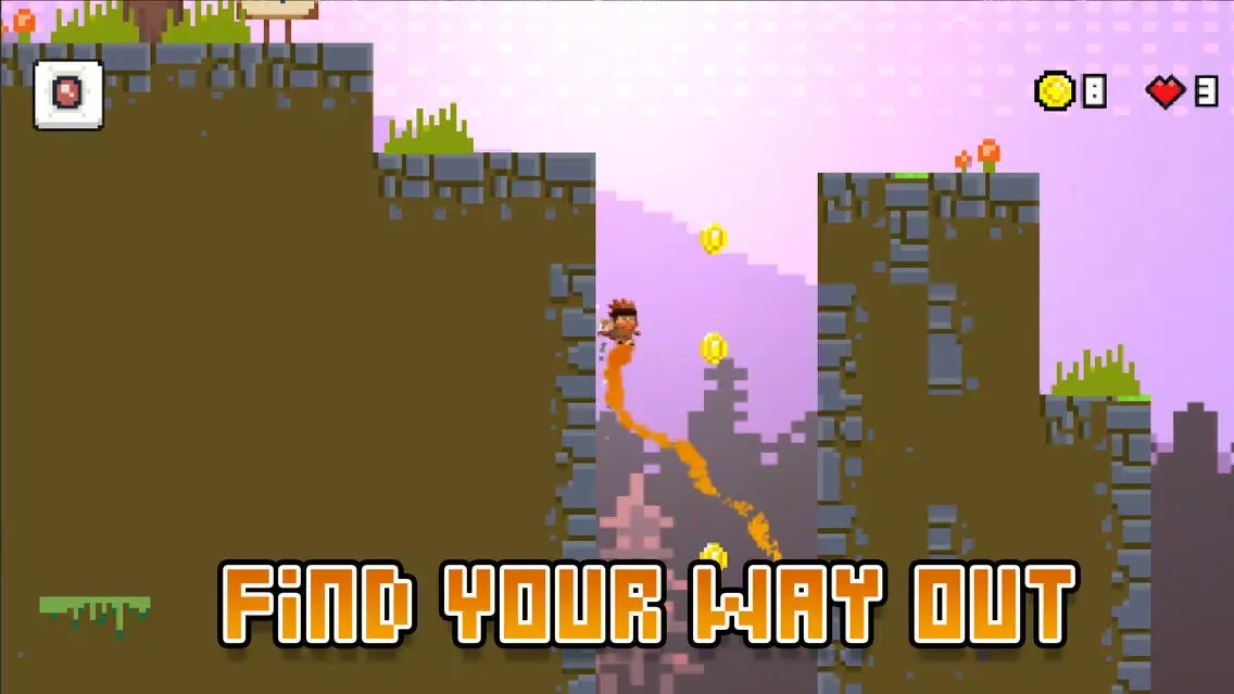ภาพหน้าจอของ Leap of Fate: Super Pixel Boy