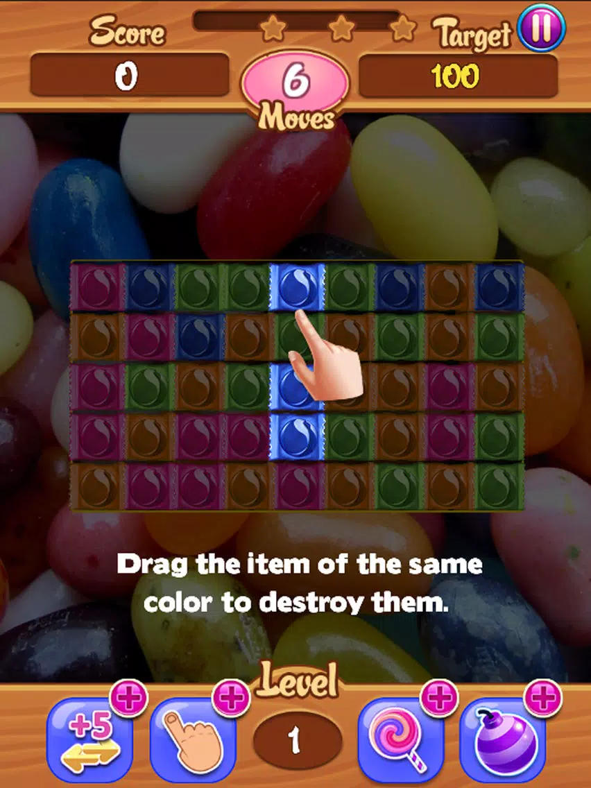 Wrapped Sweets match 3 iPad  স্ক্রিনশট